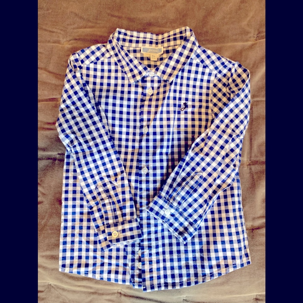 Jacadi boy checked shirt